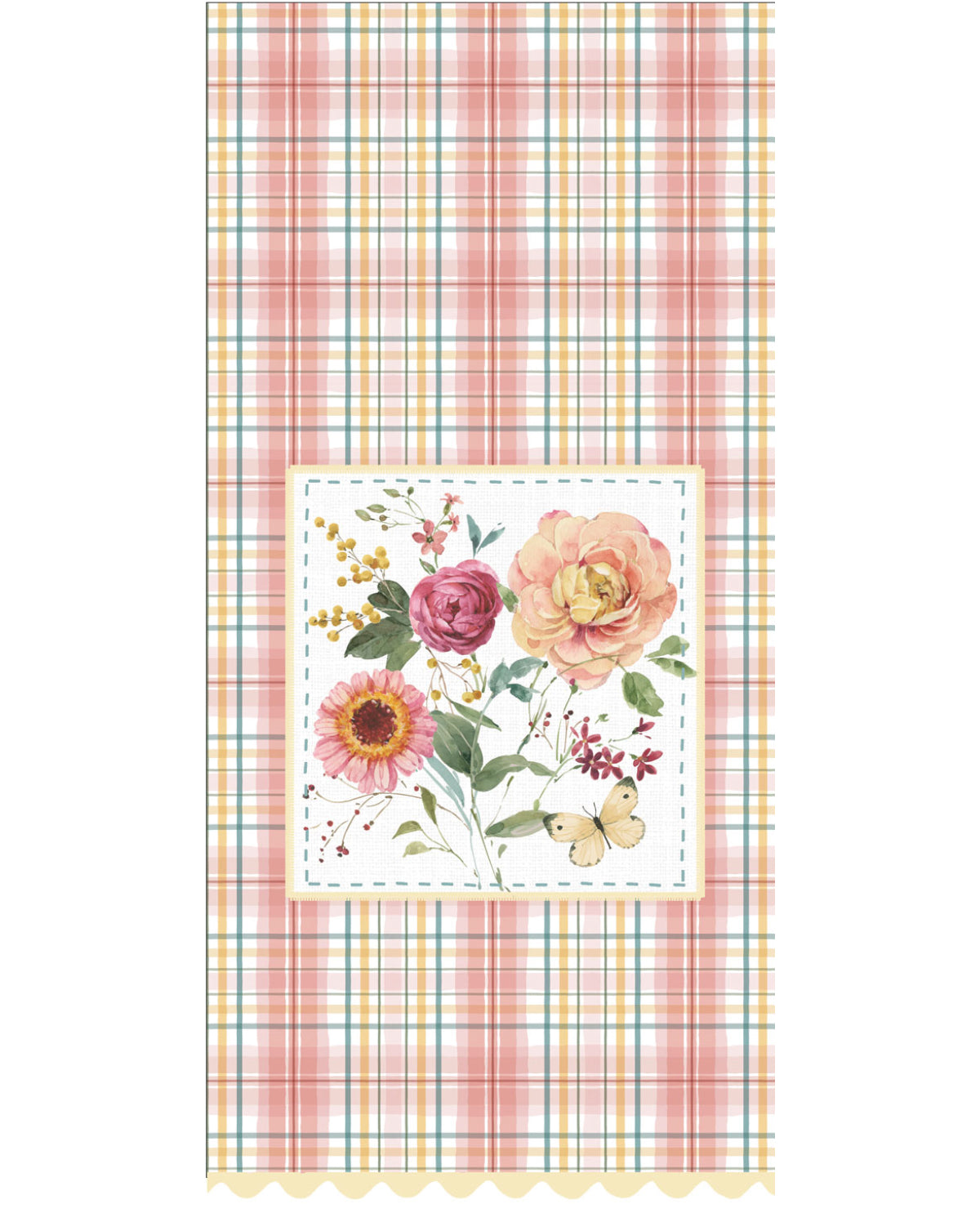 Botanical Floral Patch Kitchen Terry Towel