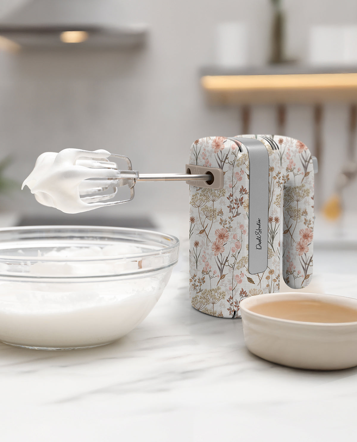 Dwell Printed Hand Mixer Neutral Floral