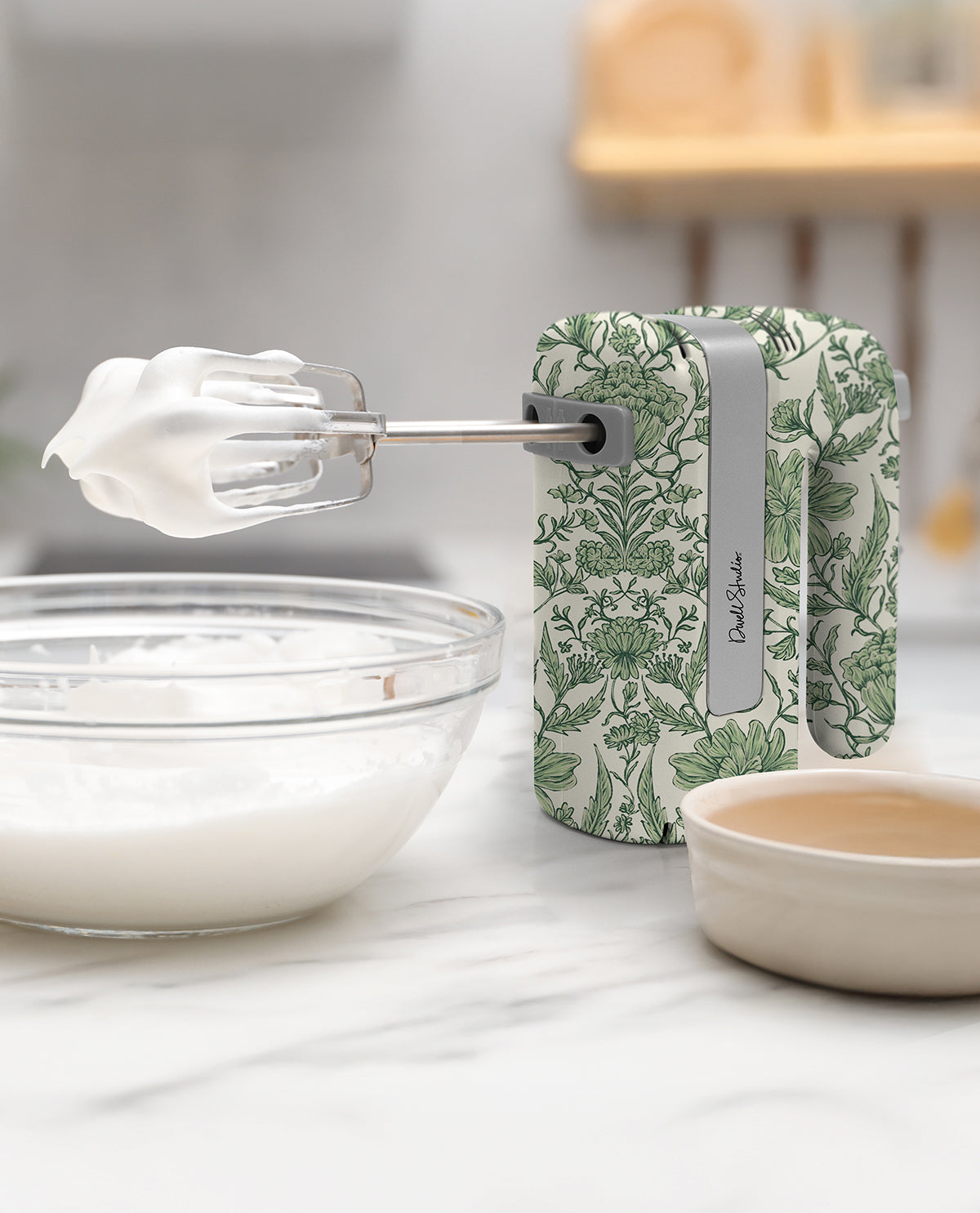 Dwell Printed Hand Mixer Green Floral