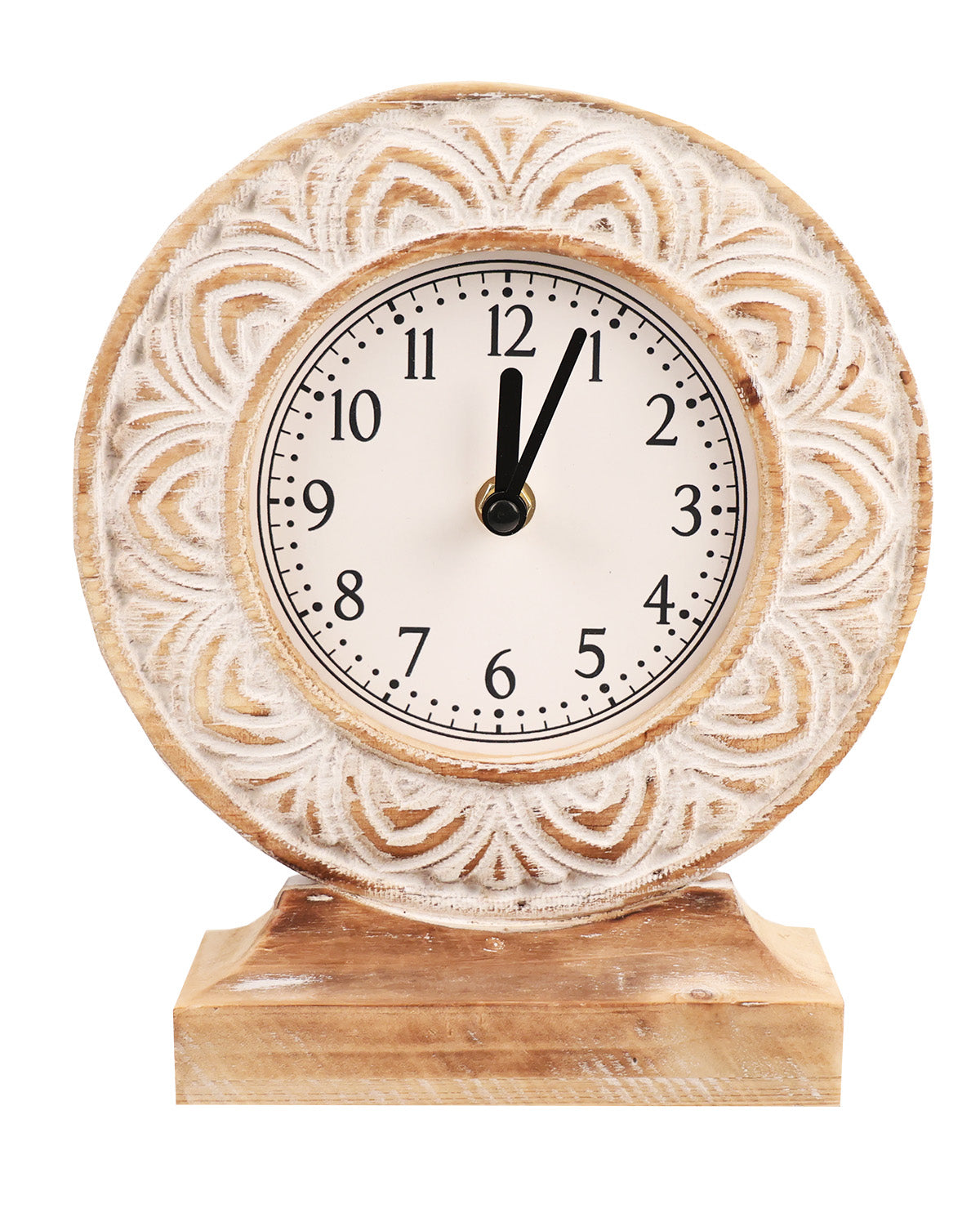 Tabletop Wooden Clock