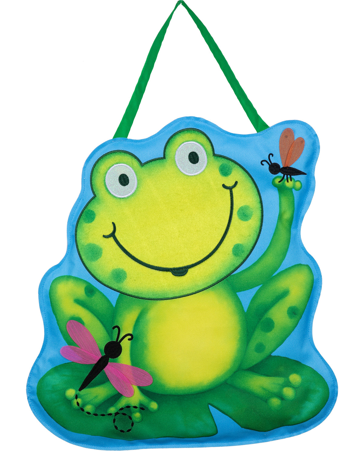 "Welcome" Frog Door Decor