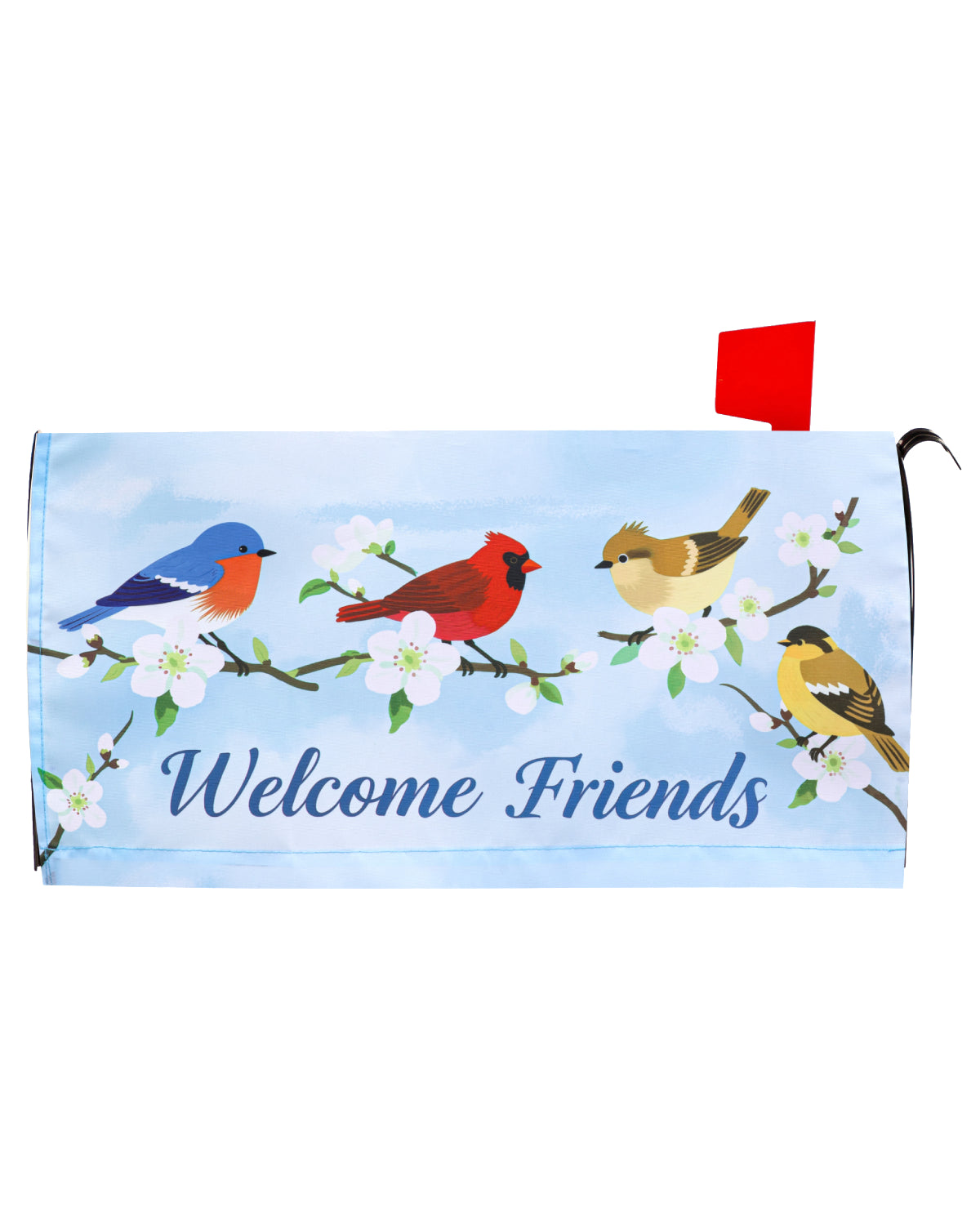 "Welcome Friends" Mailbox Cover