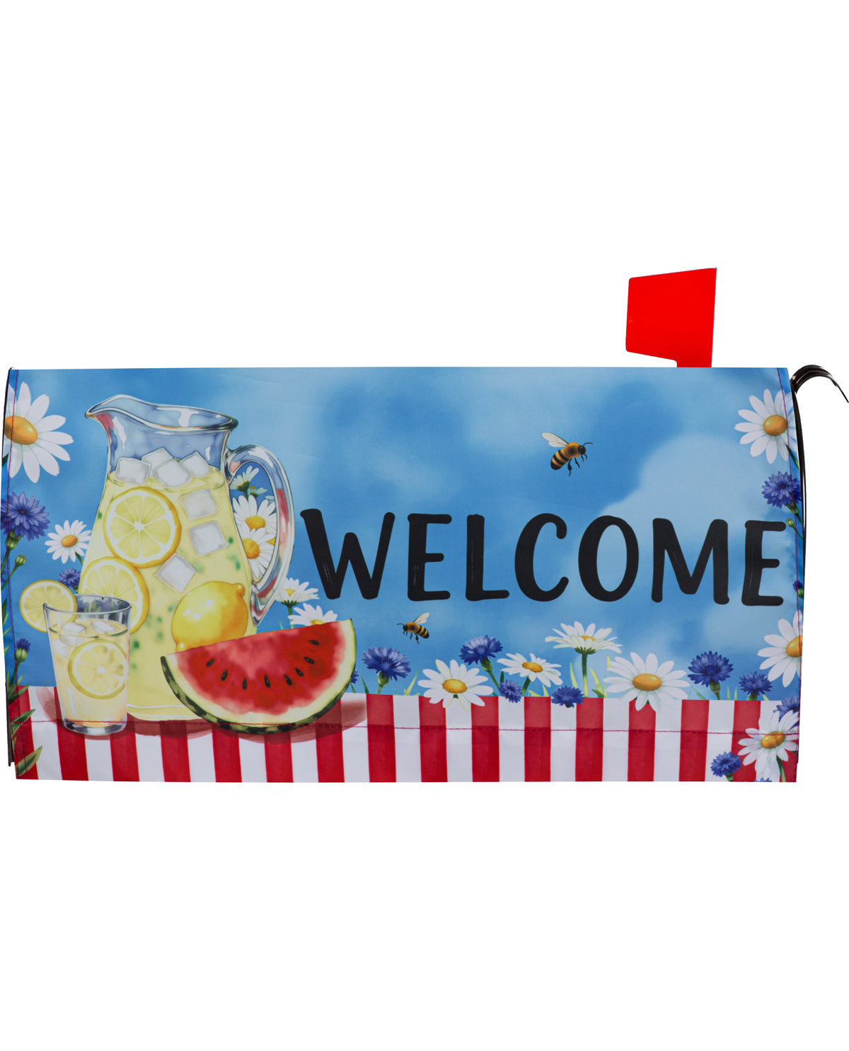 Welcome Watermelon Mailbox Cover