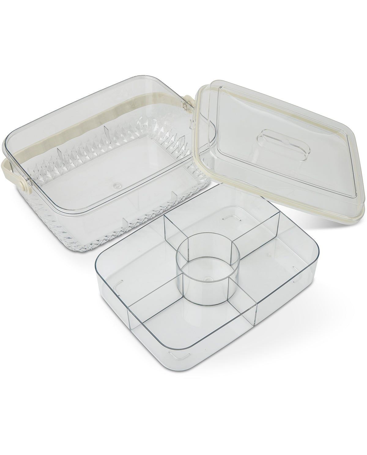 5 Section Rectangle Ice Snackle with Locking Carry Hand