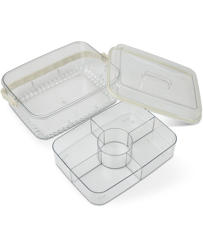 5 Section Rectangle Ice Snackle with Locking Carry Hand