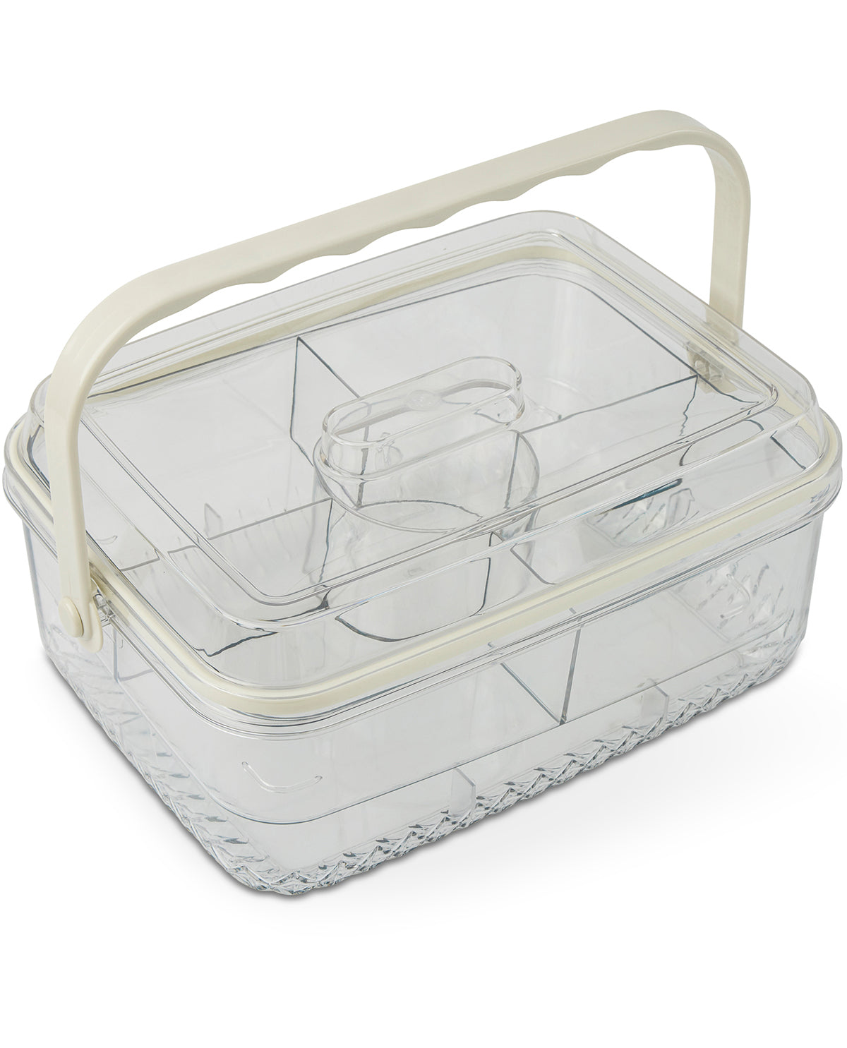 5 Section Rectangle Ice Snackle with Locking Carry Hand