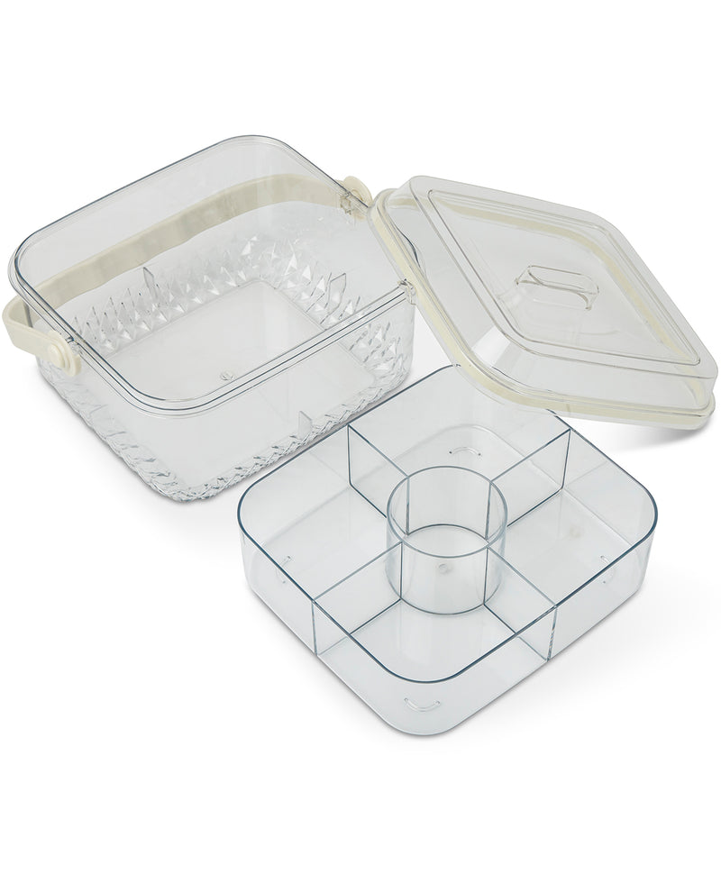 5 Section Square Ice Snackle with Locking Handle