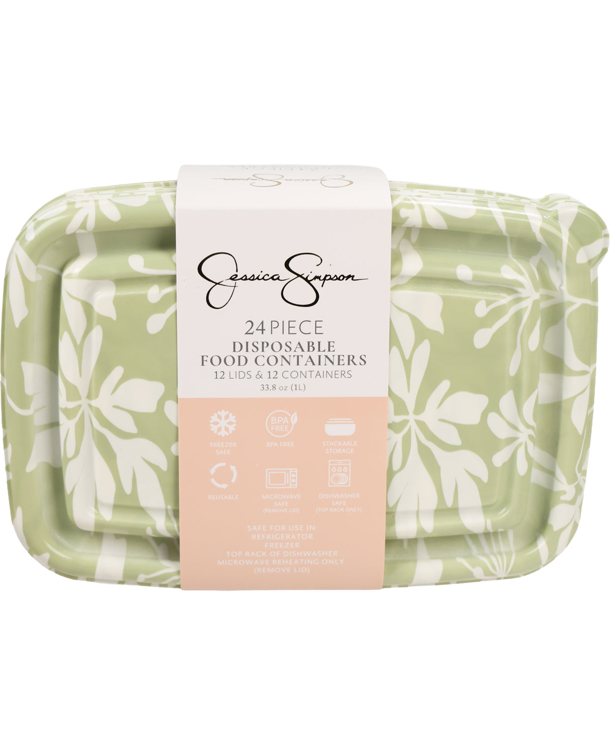 24pcs F/c-jessica Simpson sihouette Floral