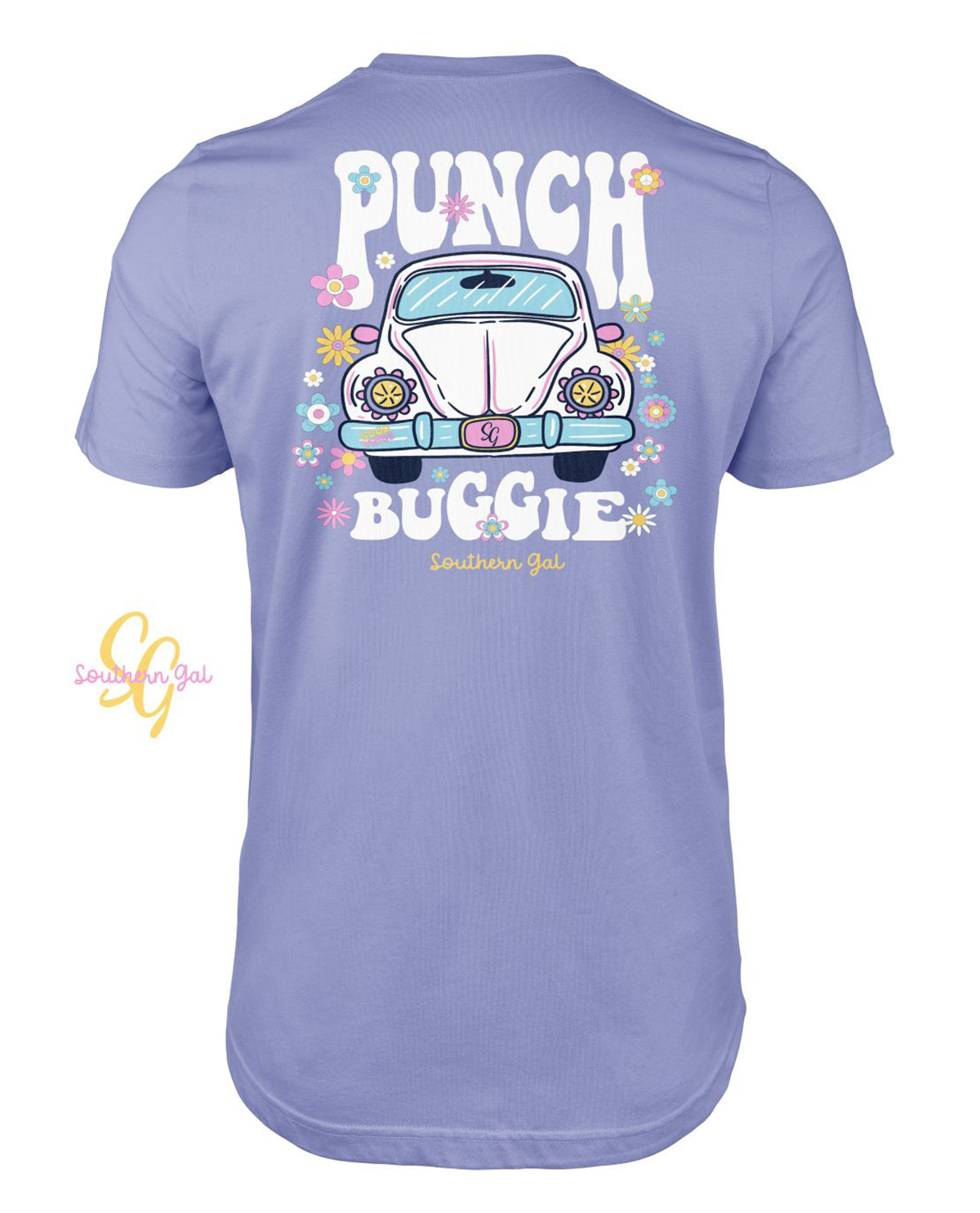 Southern Gal Plus Punch Buggie Short Sleeve Screen Tee