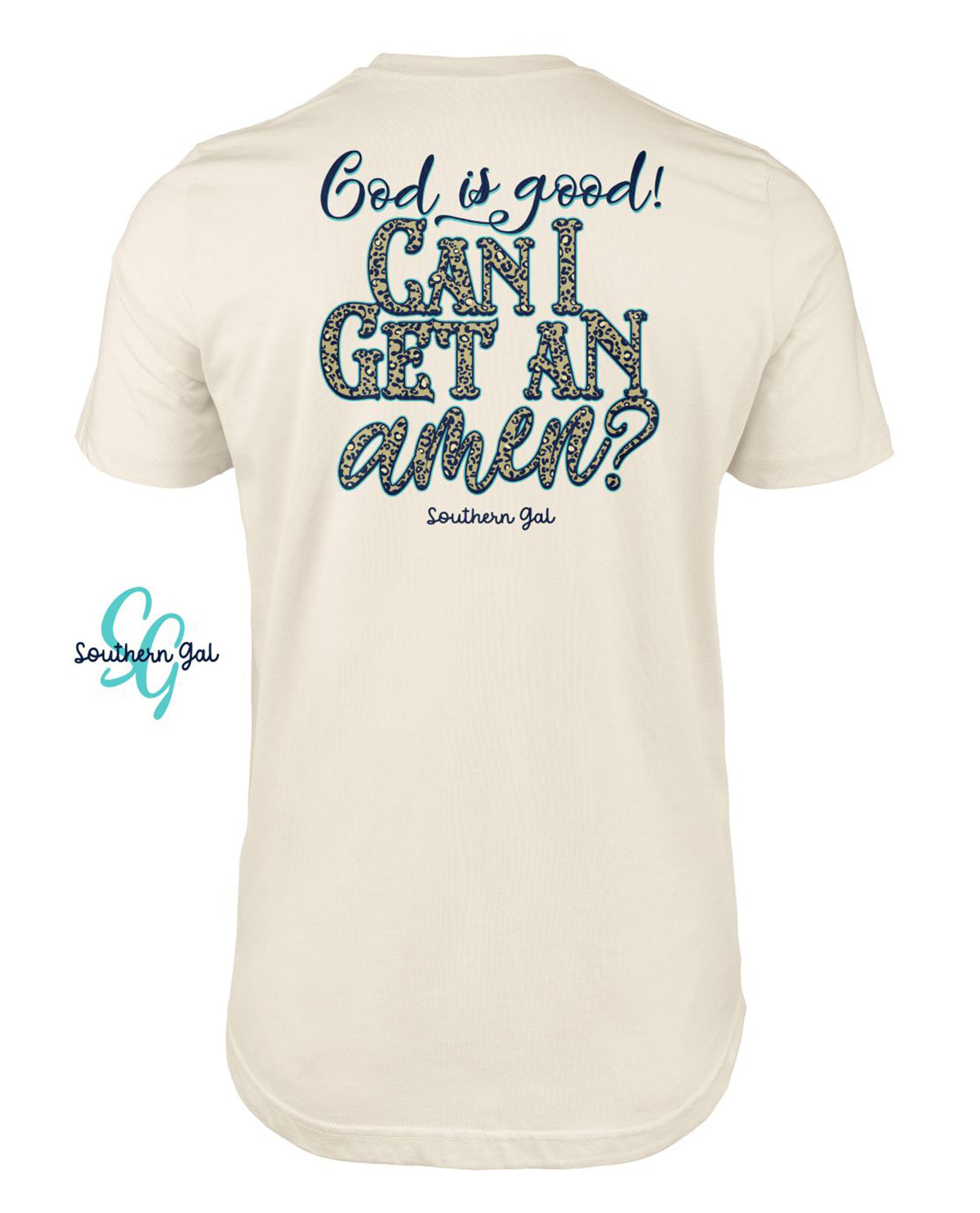 Southern Gal Plus Can I Get An Amen Short Sleeve Screen Tee