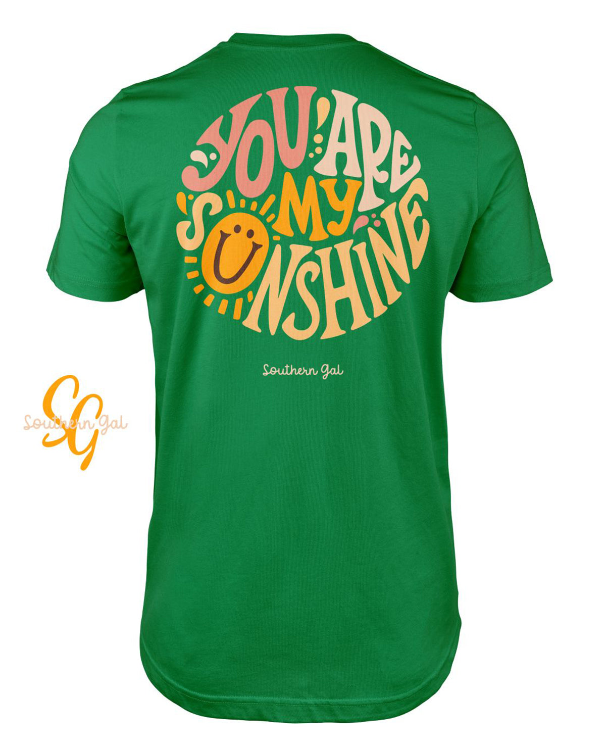 Southern Gal Plus Sunshine Short Sleeve Screen Tee