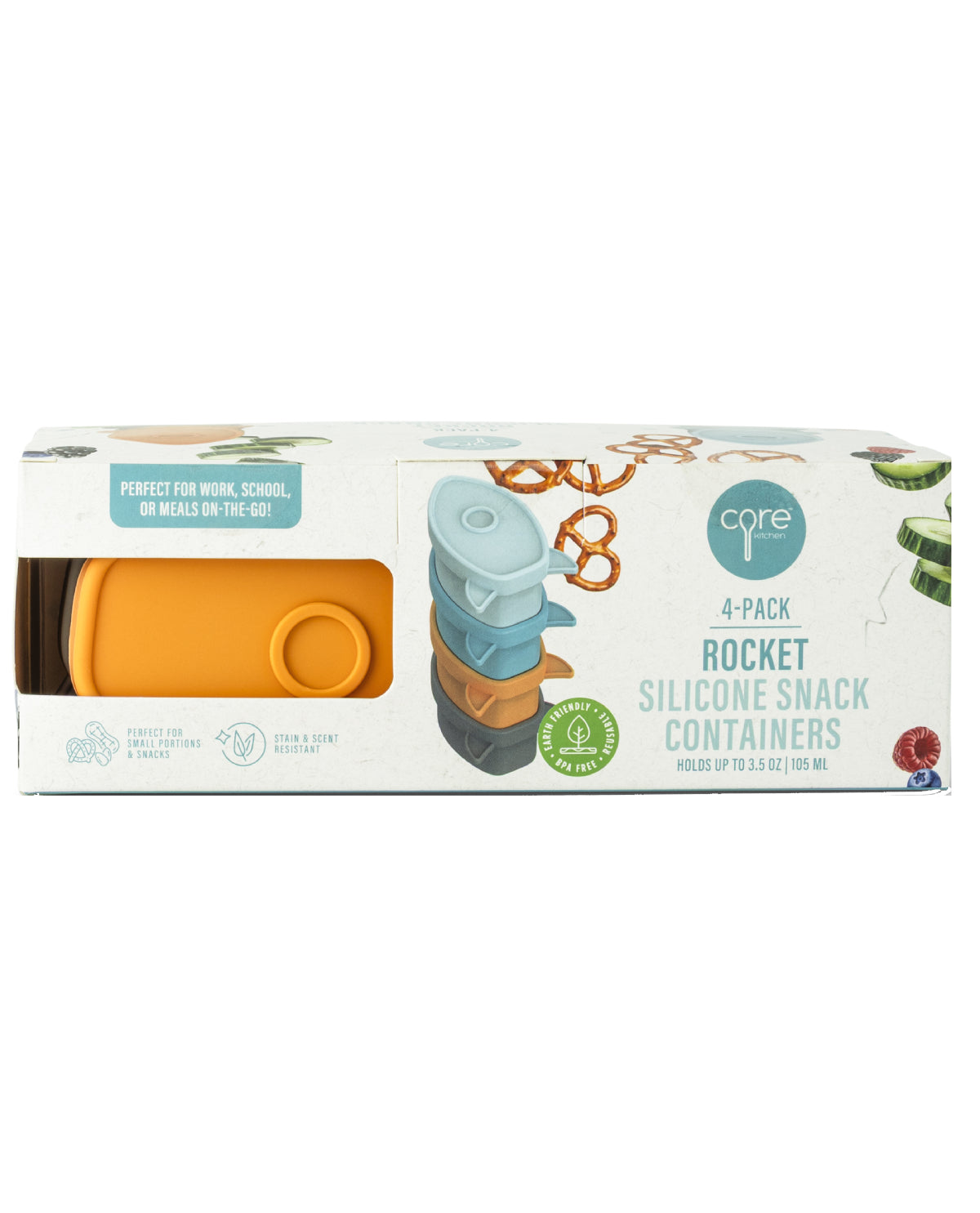 4pk 5-Ounce Snack Containers - Rocket