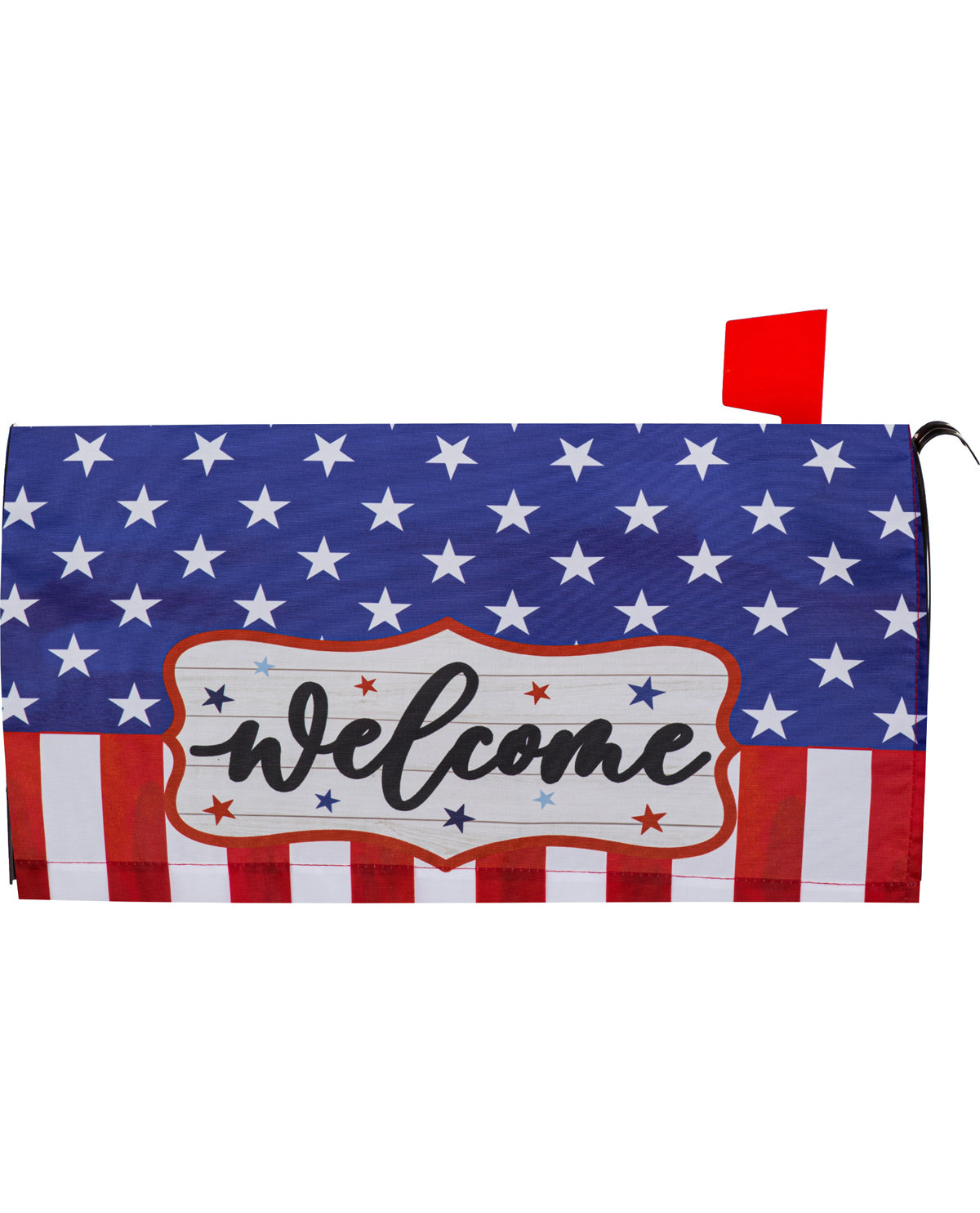 Stripes And Star Mailbox Cover