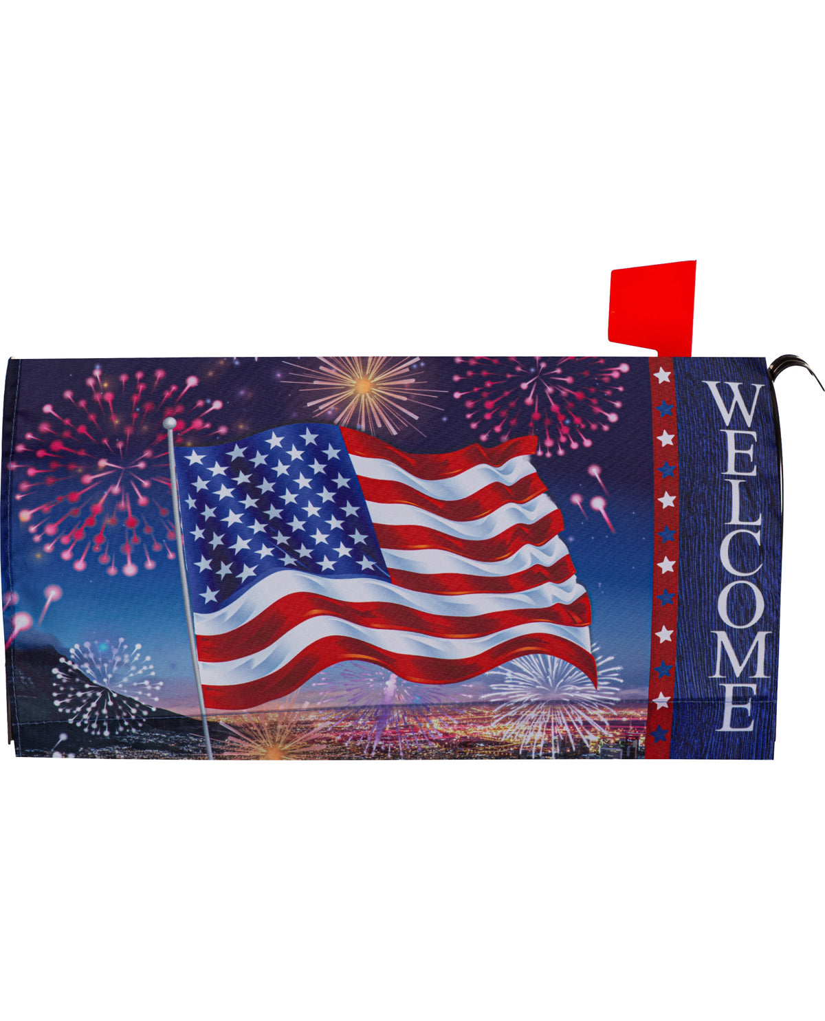 American Flag Mailbox Cover