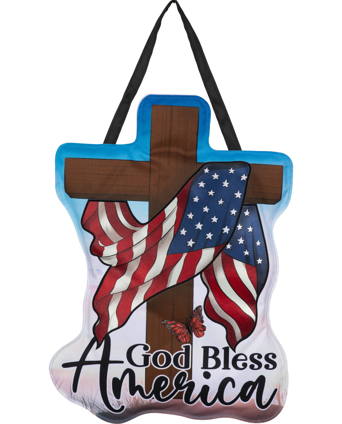 God Bless America Door Decor