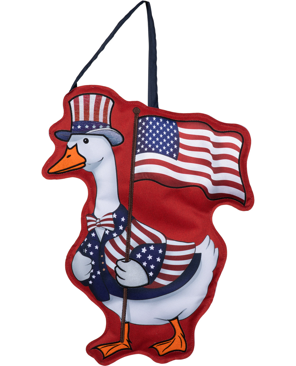 Goose Happy 4th Of July Door Decor