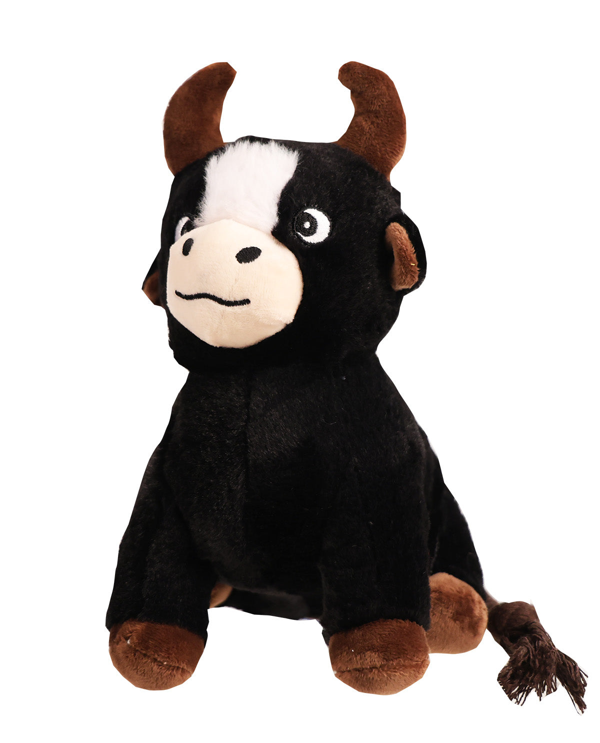 Bull Plush Dog Toy