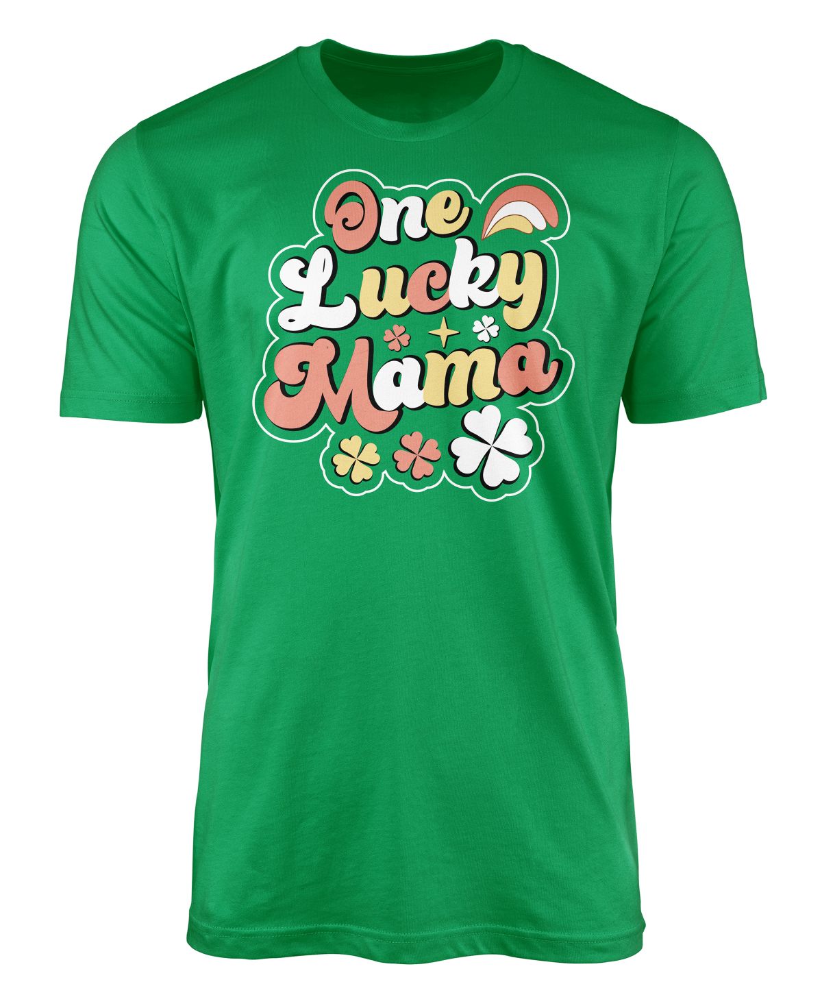 Southern Gal Plus Lucky Mom Short Sleeve Screen Tee