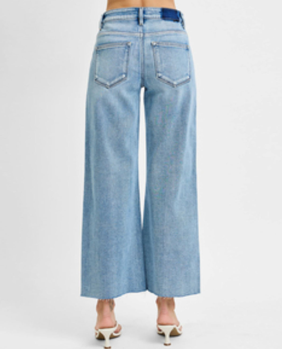 Risen Wide Leg Jeans Light