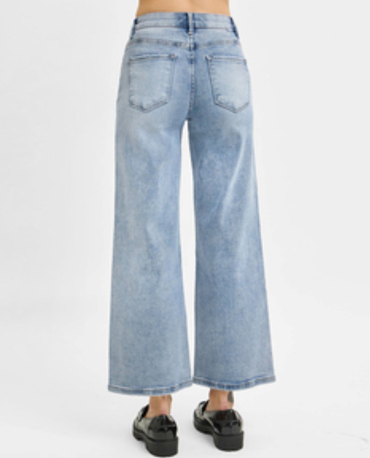 Risen Wide Leg Jeans Light