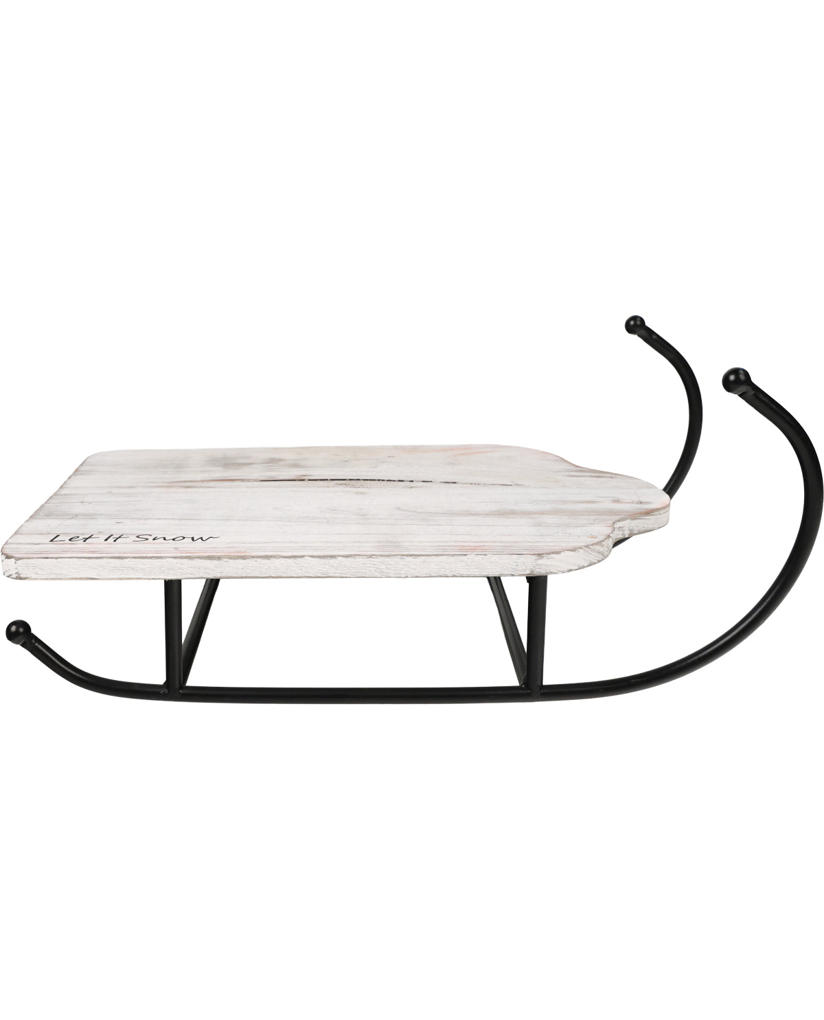 Decorative Tabletop Sled Wood & Metal - Medium