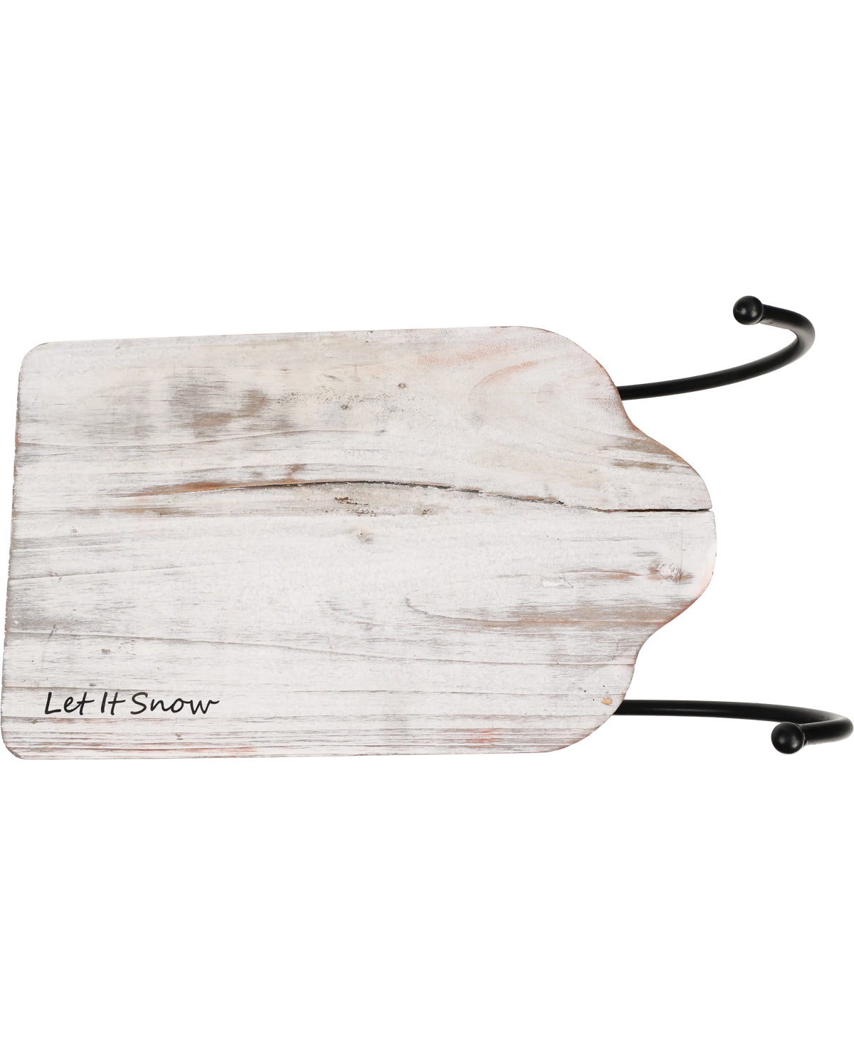 Decorative Tabletop Sled Wood & Metal - Medium