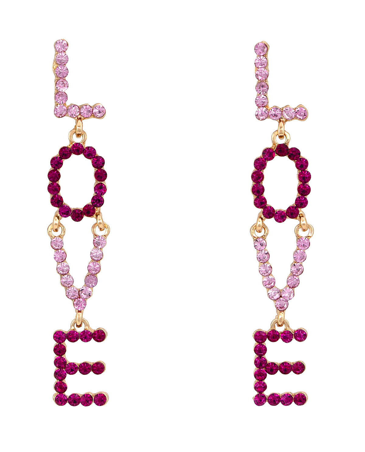 Stone Love Drop Earrings