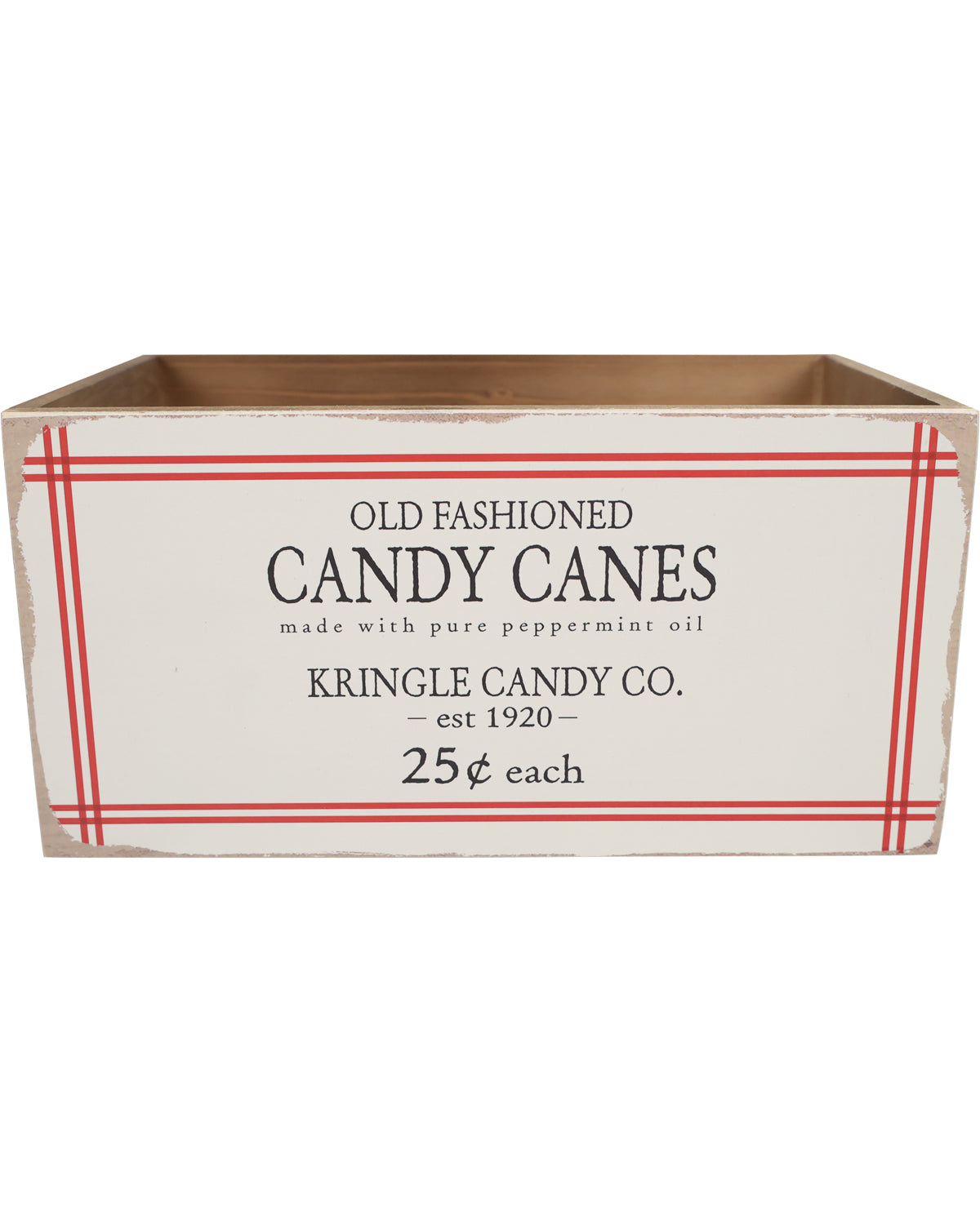 Holidays Small Wood Crate