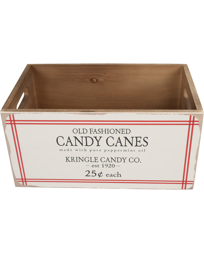 Holidays Small Wood Crate