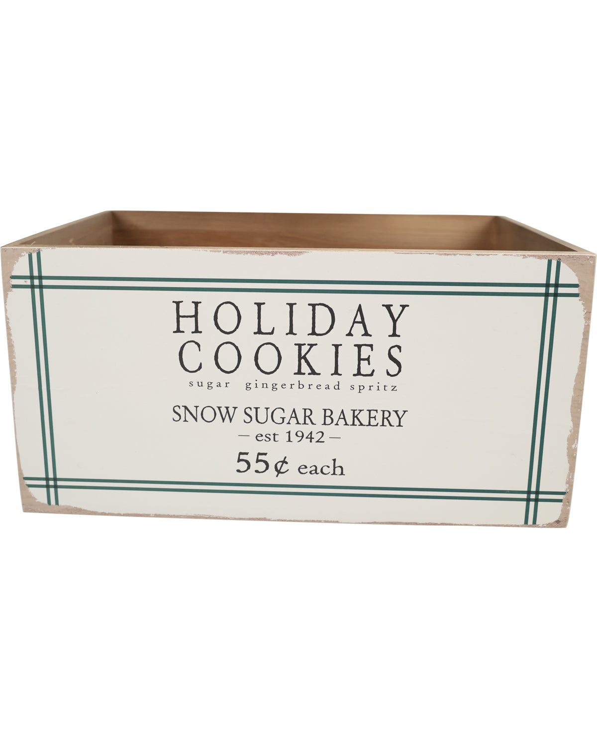 Holidays Medium Wood Crate