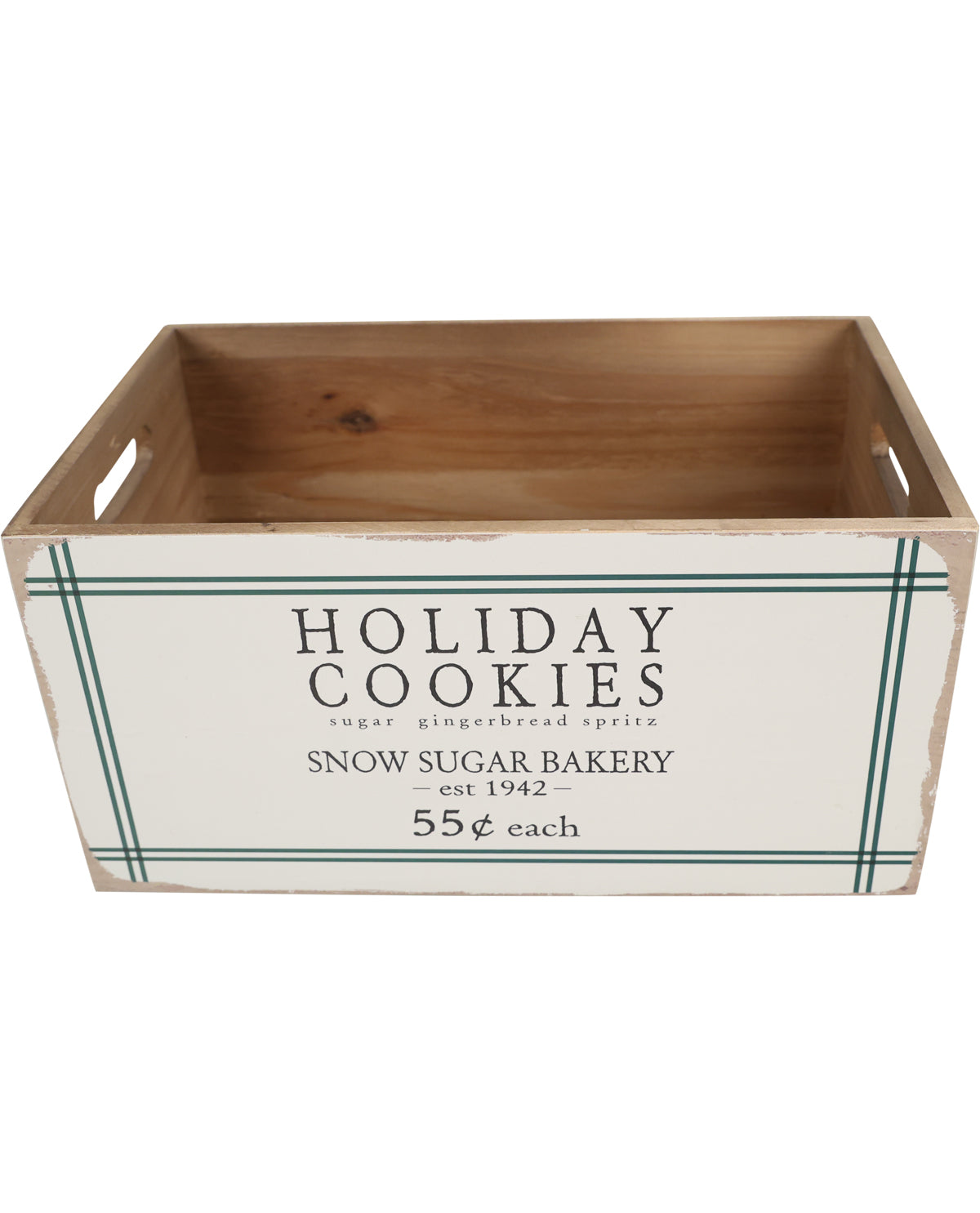 Holidays Medium Wood Crate
