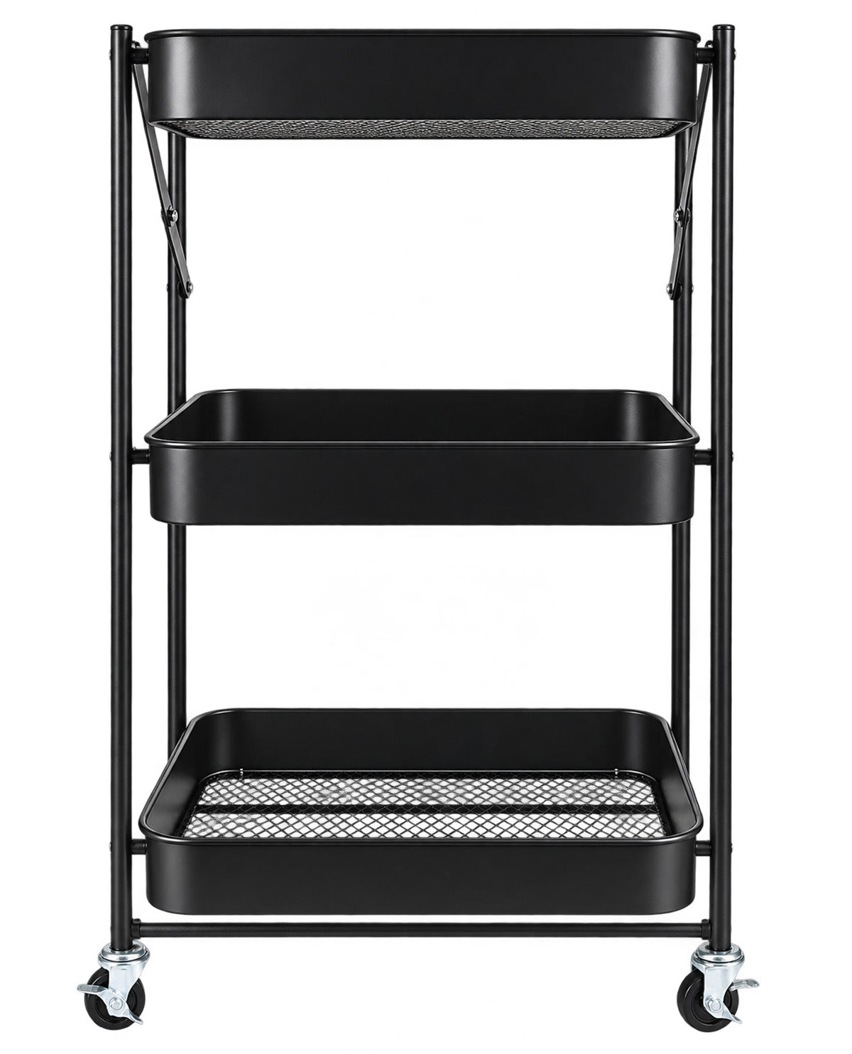 Farberware 3 Tier Foldable Rolling Cart