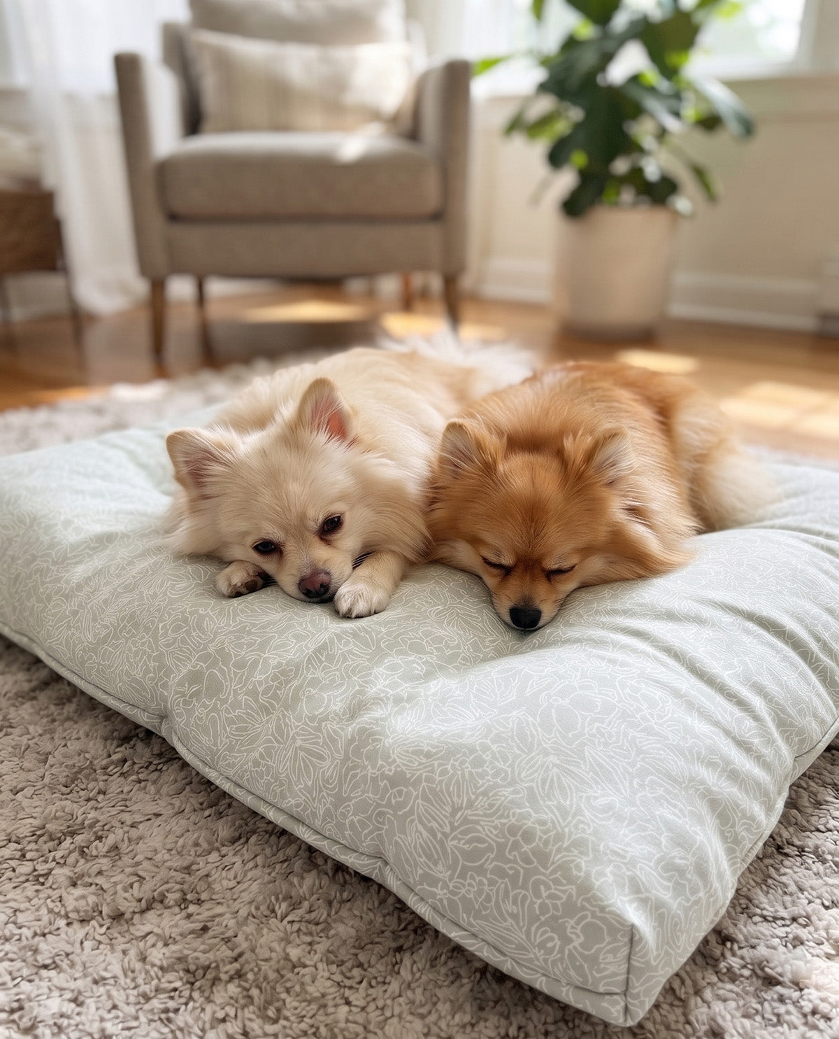 Pet Bed 27x36 Benji Sage