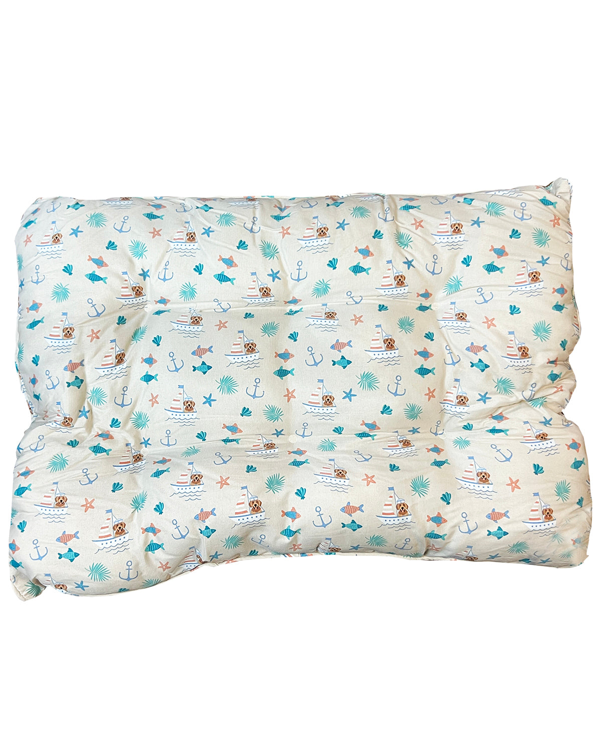Nautical Sail Pup Pet Bed 27x36