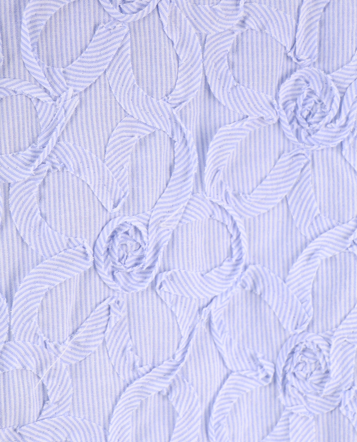 Zac & Rachel Floral Soutache Top Blue/White