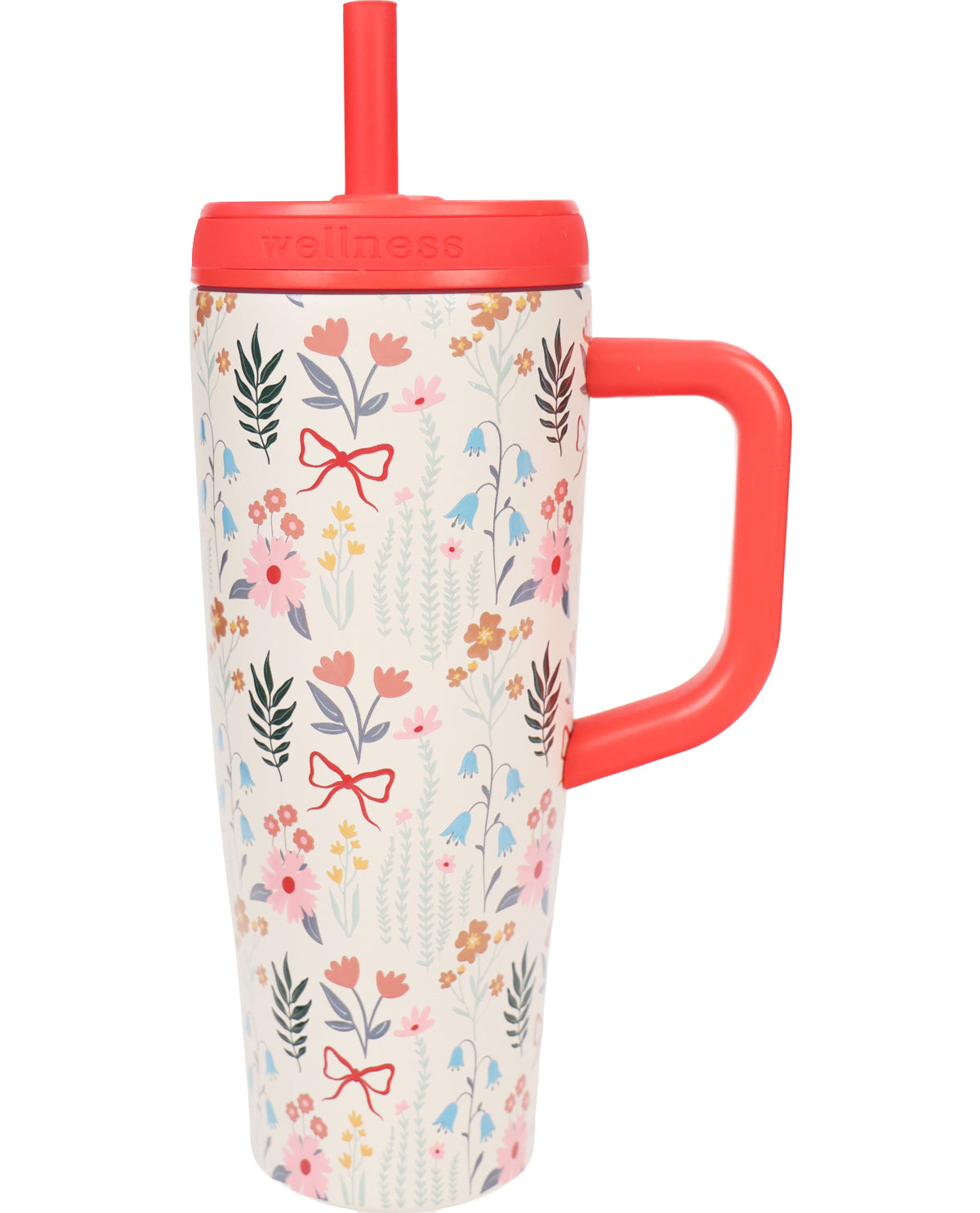 30 Ounce Courtyard Garden Water Bottle With Handle