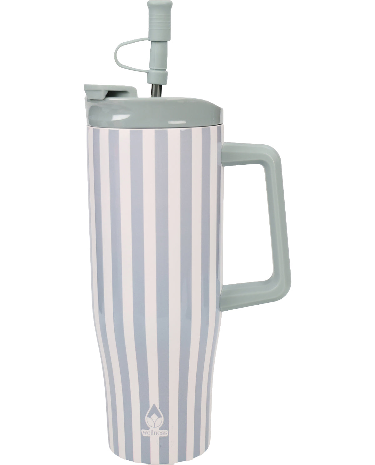 40 Ounce Sage Cabana Tumbler With Handle