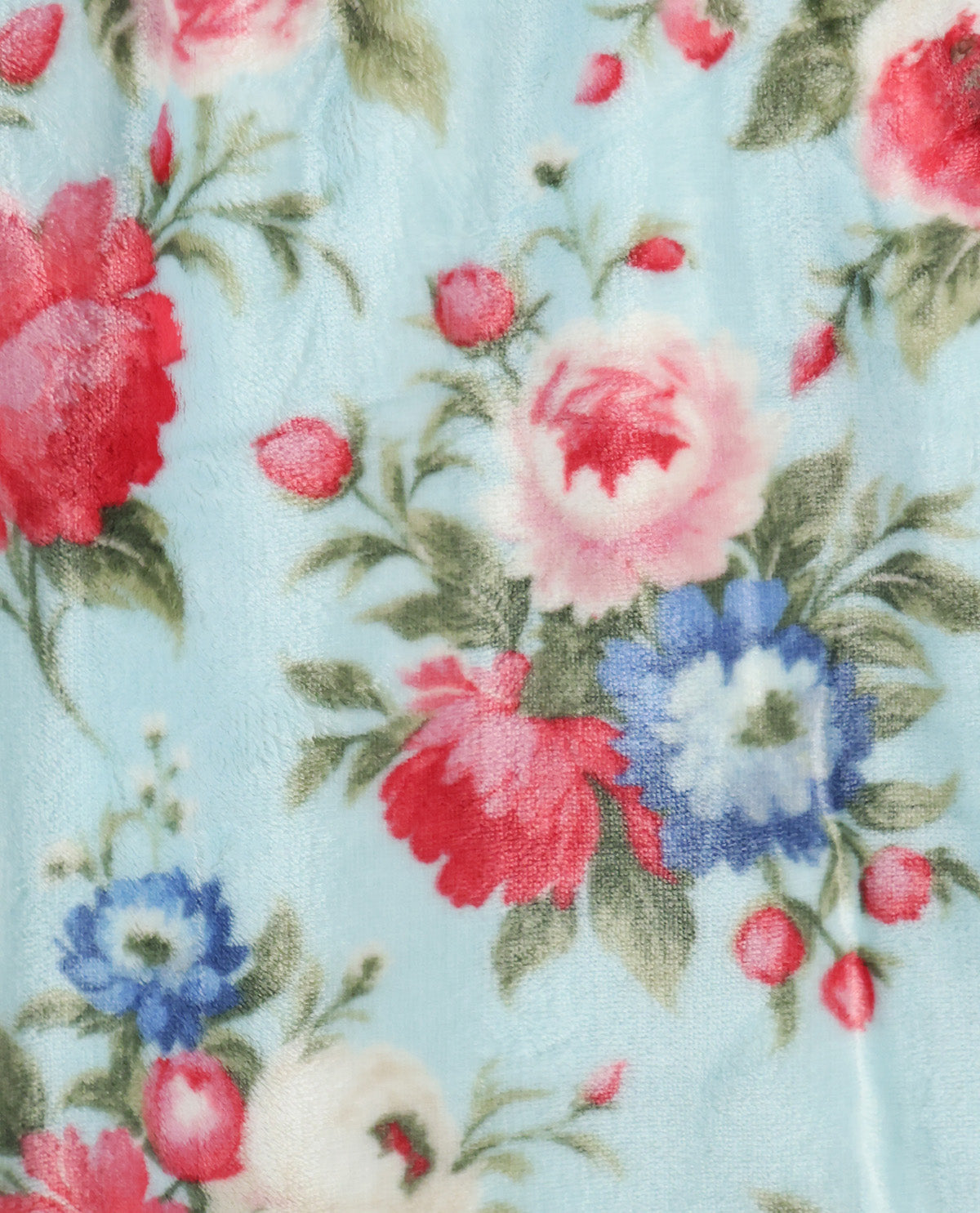 Garden Floral 50x70" Plush Throw