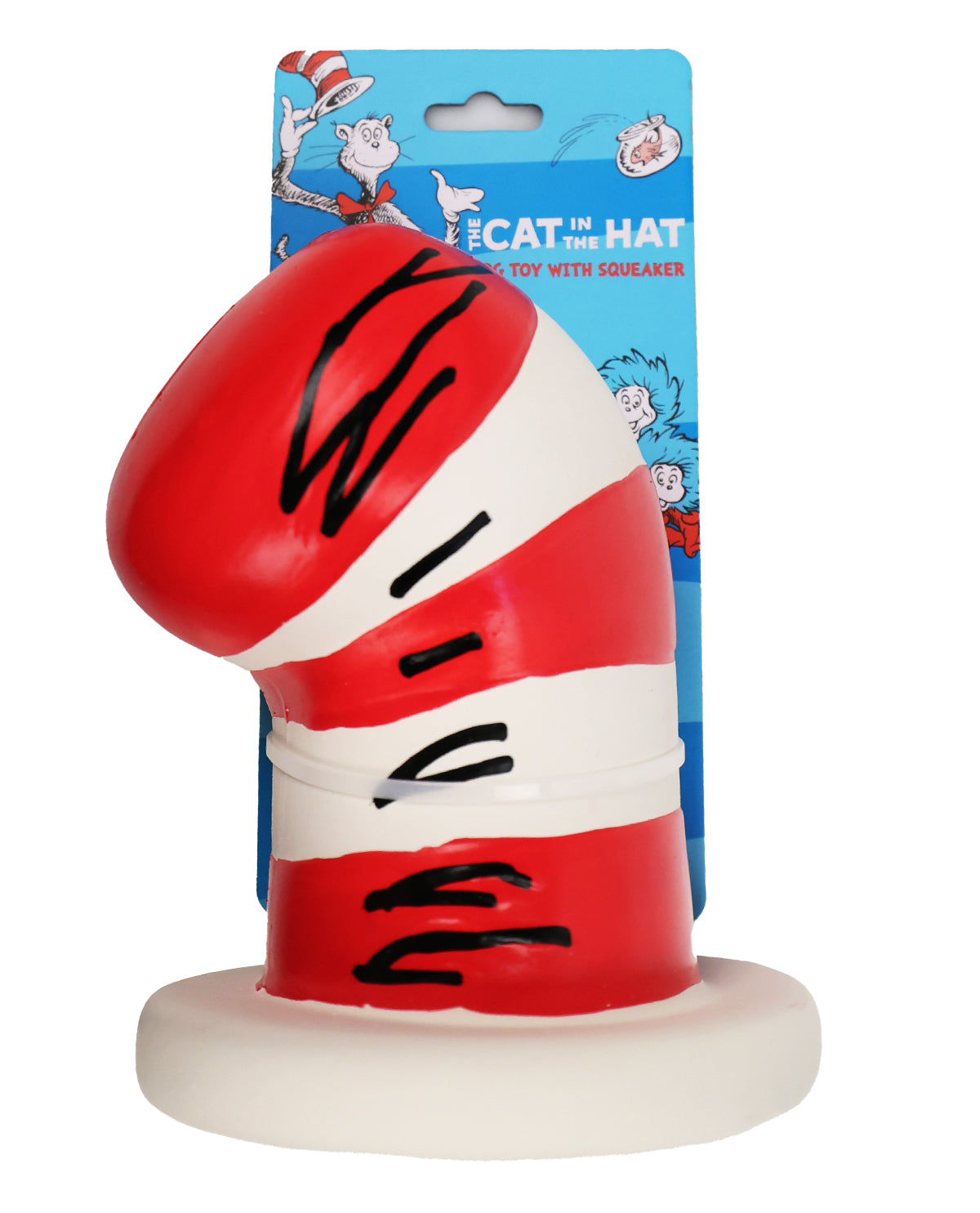 Cat In The Hat 6" Latex Dog Toy