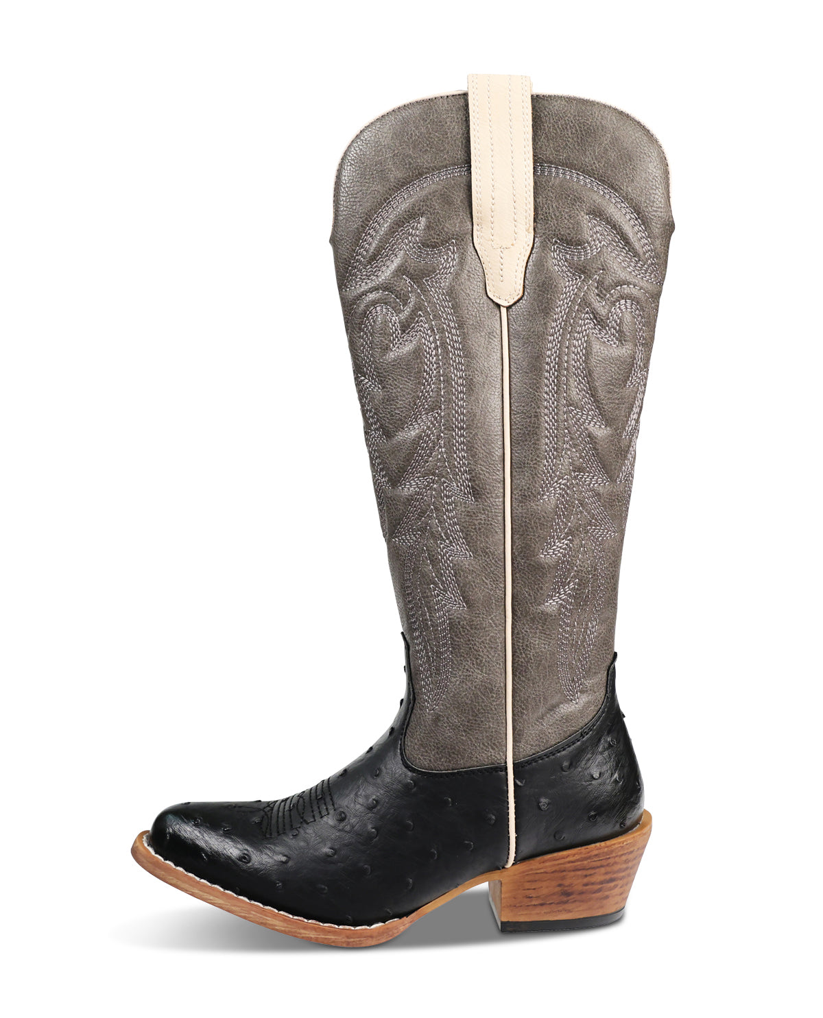 Pierre Dumas Dixie-3 Black and Gray Boot