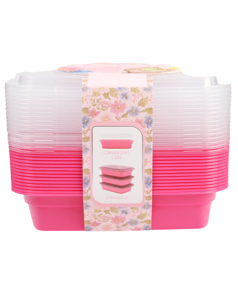 Meal Prep Container 30 Piece Sangria Sunset