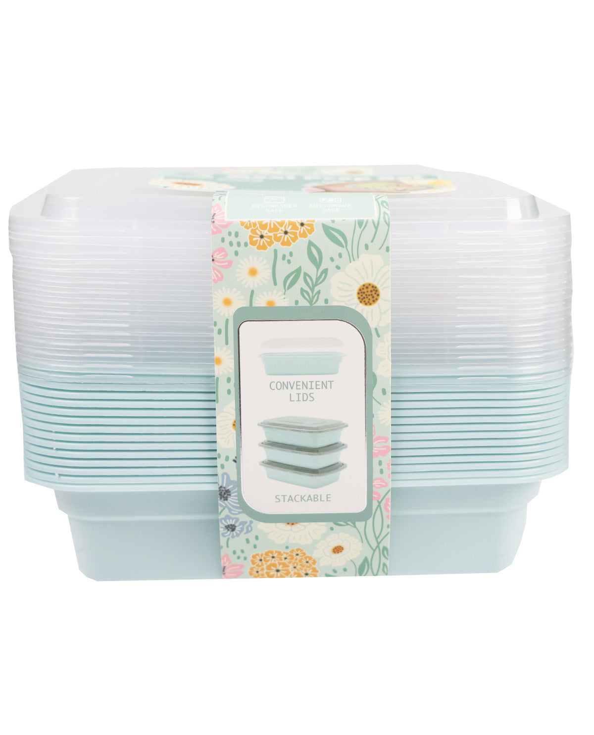 30-Piece Wan Blue Meal Prep Set