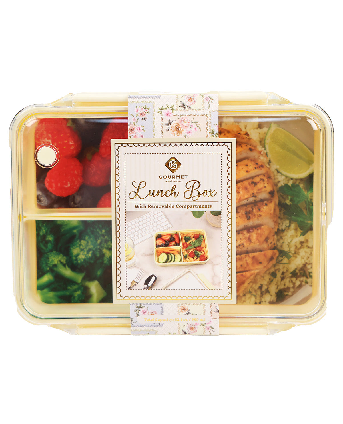 Rectangle Pear Sorbet Lunch Kit