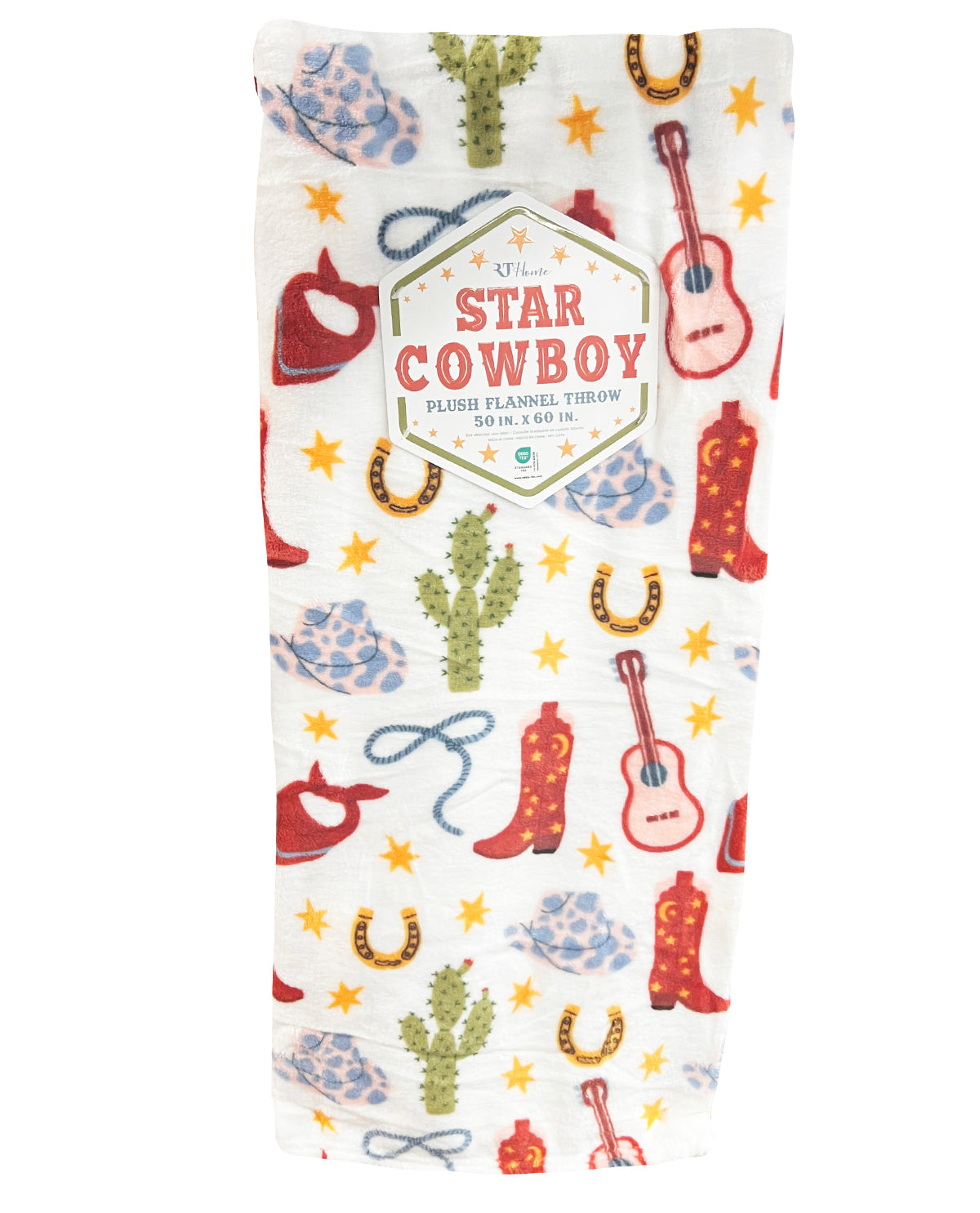 Star Cowboy Printed Throw