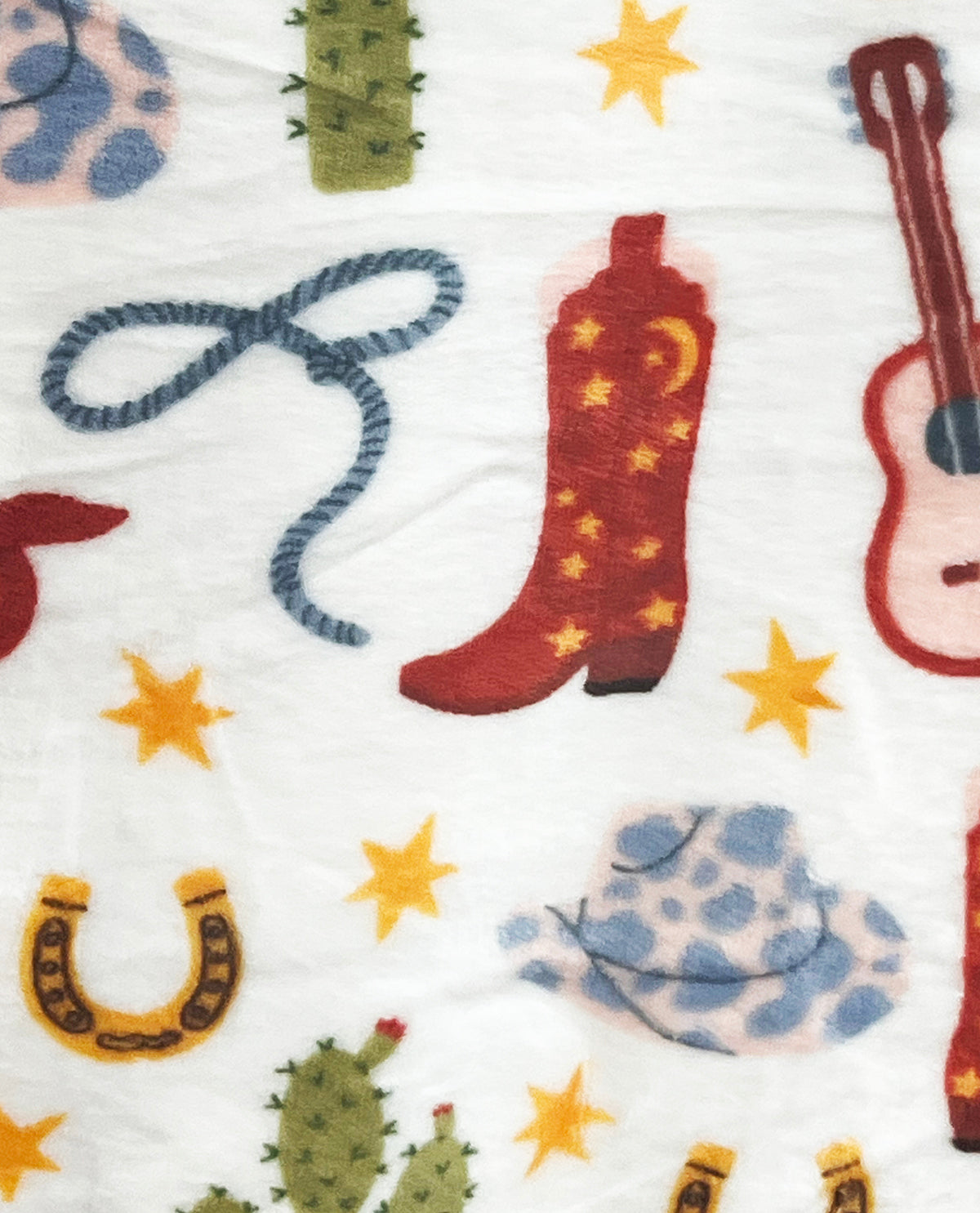 Star Cowboy Printed Throw