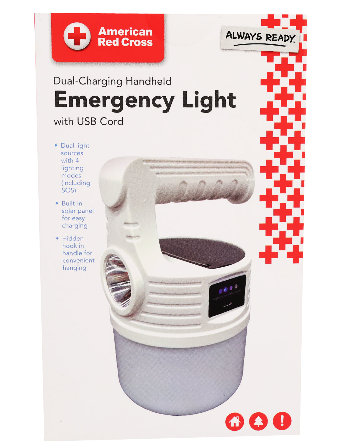 Handheld Emergency Light With USB Cord