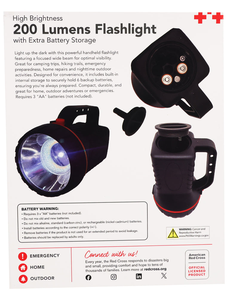 American Red Cross High Brightness Flashlight