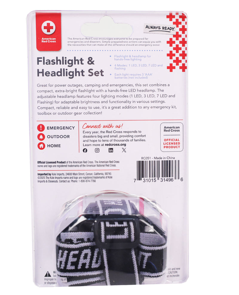 Flashlight And Headlamp Set