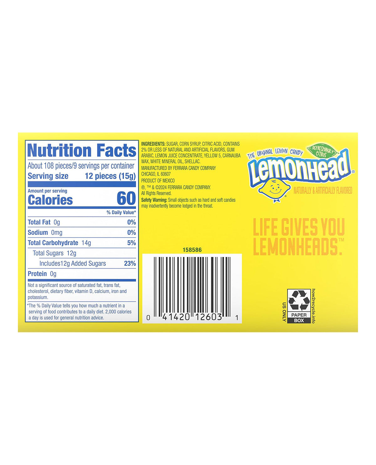 Lemonhead Theather Box