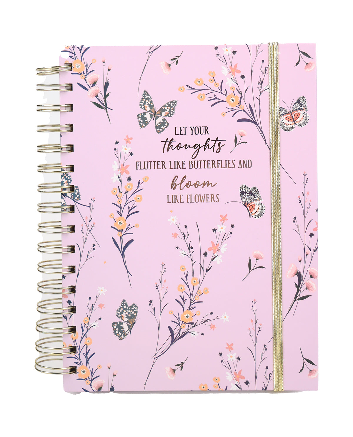 Let Your Thoughts Bloom Spiral Notebook